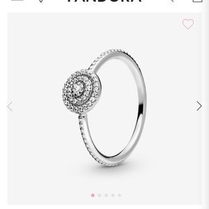Pandora elegant sparkle ring size 52
